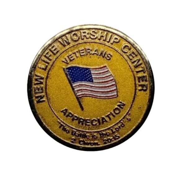 Community Service Makes a Difference Minnesota Laurel Wreath Lapel Hat Pin - Picture 4 of 6